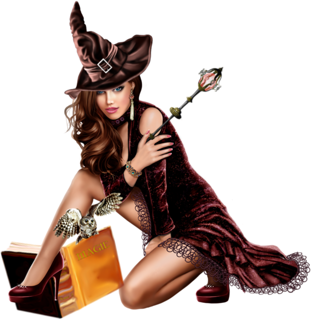 Tubes Sorcières Witches Bruja Halloween Illustratie - Costume Hat (696x696), Png Download