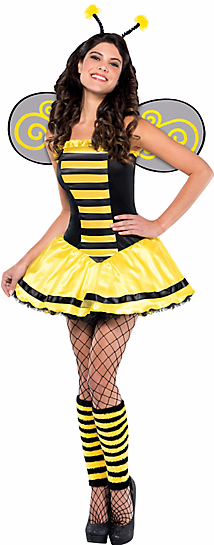 "sexy Lumber Jackie" - Bumble Bee Fancy Dress (400x544), Png Download