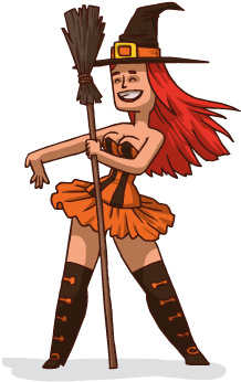Sexy Halloween Stickers Messages Sticker-11 - Costume (408x408), Png Download