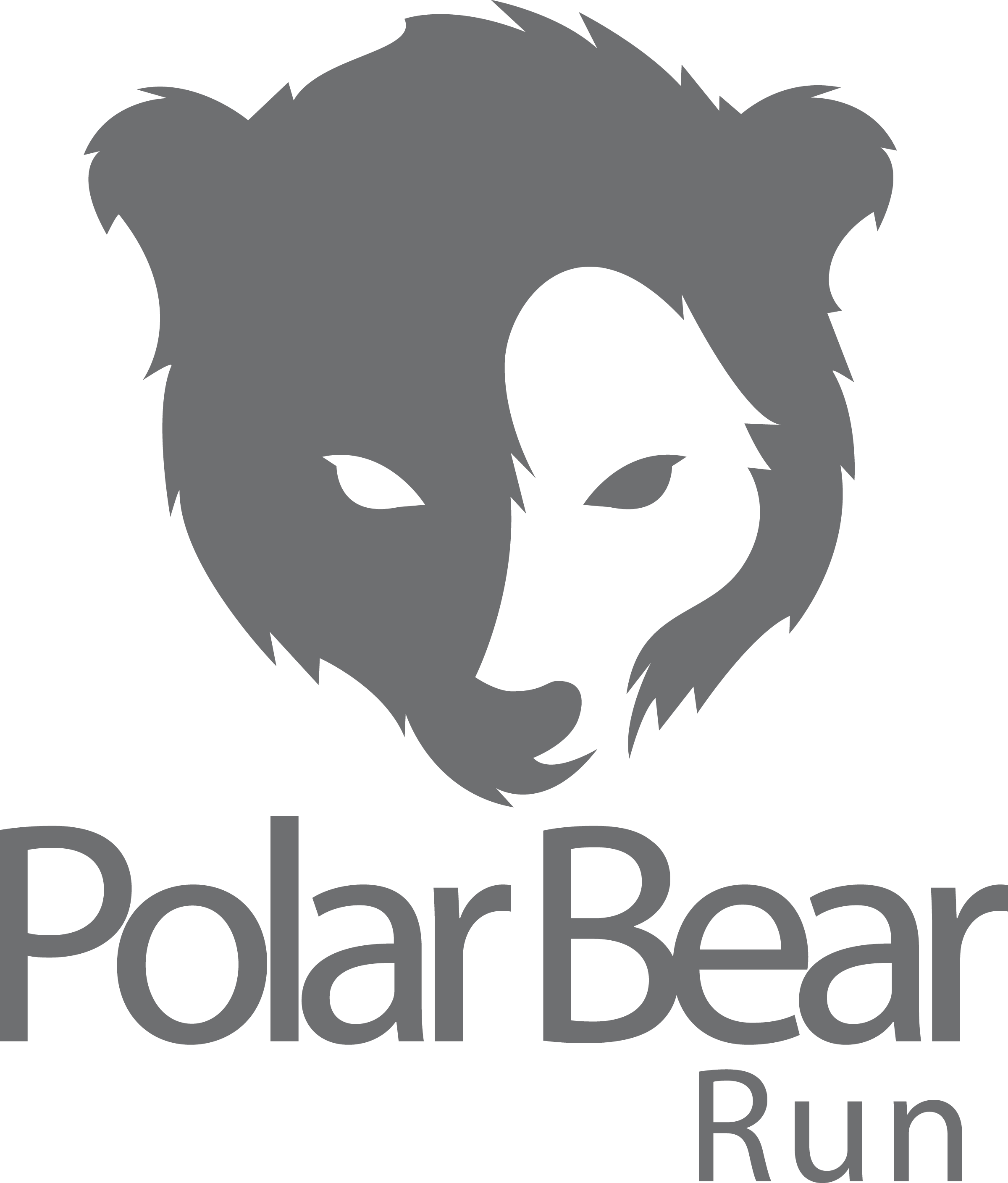 White Polar Bear Logo - Polar Bear Logo Png (2400x2817), Png Download