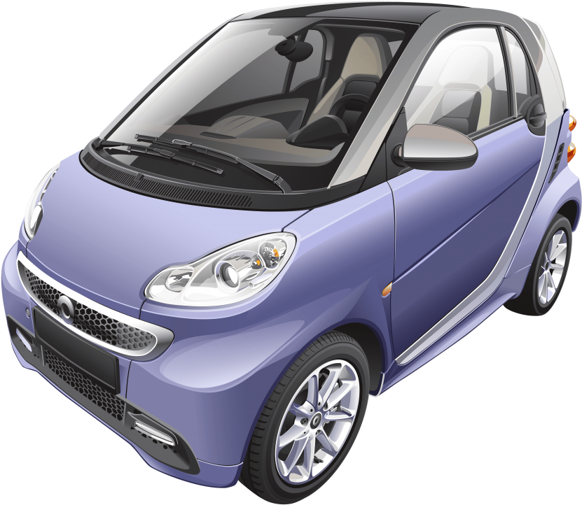 Free Png Mini Car Png Images Transparent - Smart Car No Background (850x739), Png Download