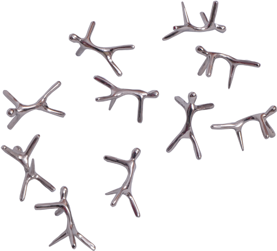 Push Pins Set Of - Star (600x600), Png Download