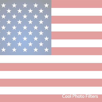 Cool Photo Filter - Flag Of The United States (400x400), Png Download