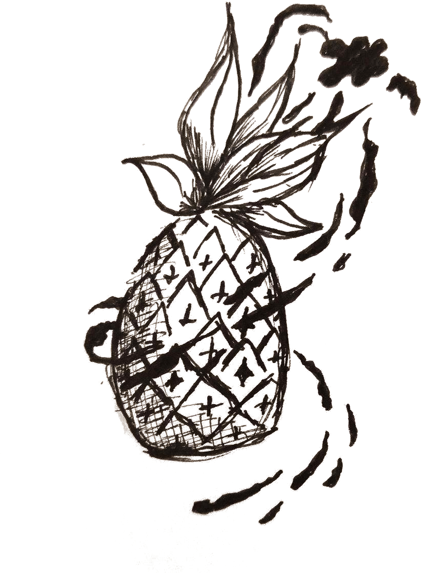Be A Pineapple I - Spirit (1258x1199), Png Download