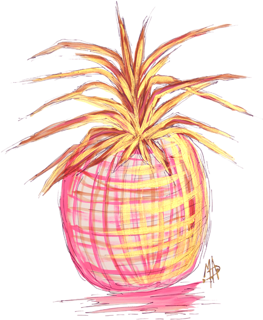 Click And Drag To Re-position The Image, If Desired - Pineapple (560x700), Png Download