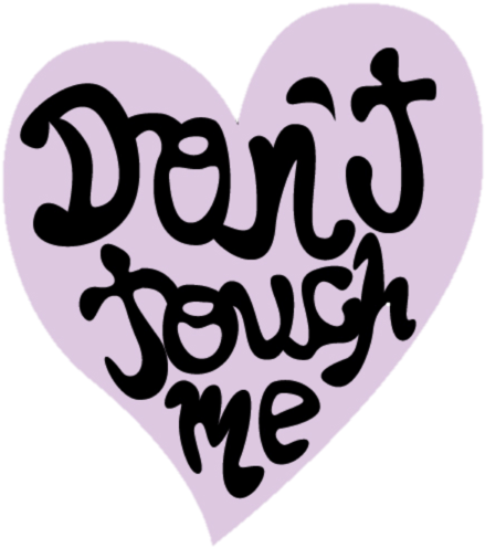 Tumblr Transparent Collage Stickers - Dont Touch Me Png (500x500), Png Download