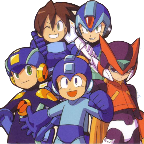 Mega Man 15th Anniversary (562x561), Png Download