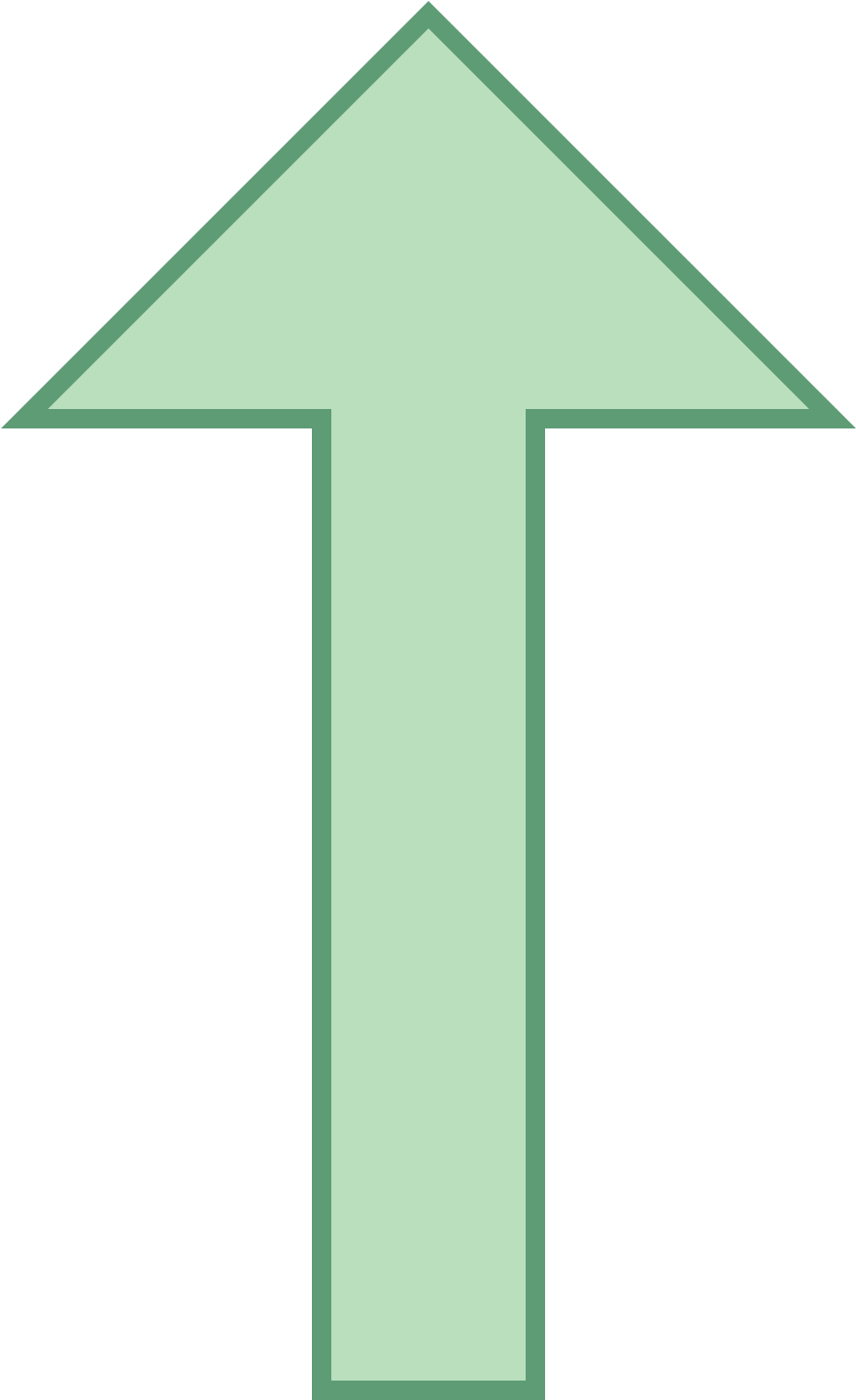 Arrow Up Is Made Of 3 Lines The Main Line Starting - Icon (1600x1600), Png Download