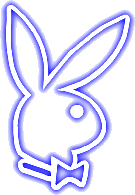 Click Nos Renders Para Salva-lo Em Tamanho Grande - Transparent Neon Playboy Bunny Logo (400x400), Png Download