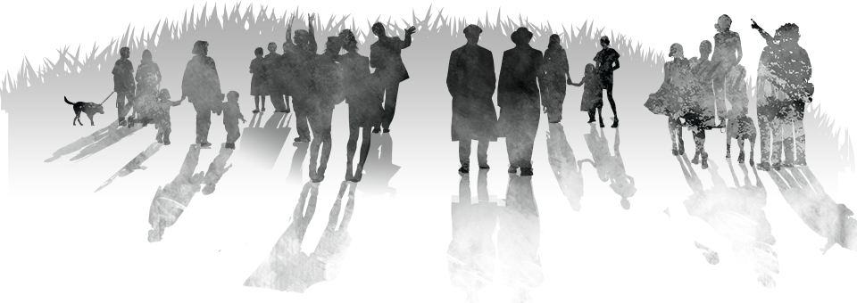 Click Here To Find Out How You Can Support The Fire - Black And White People Png (960x340), Png Download