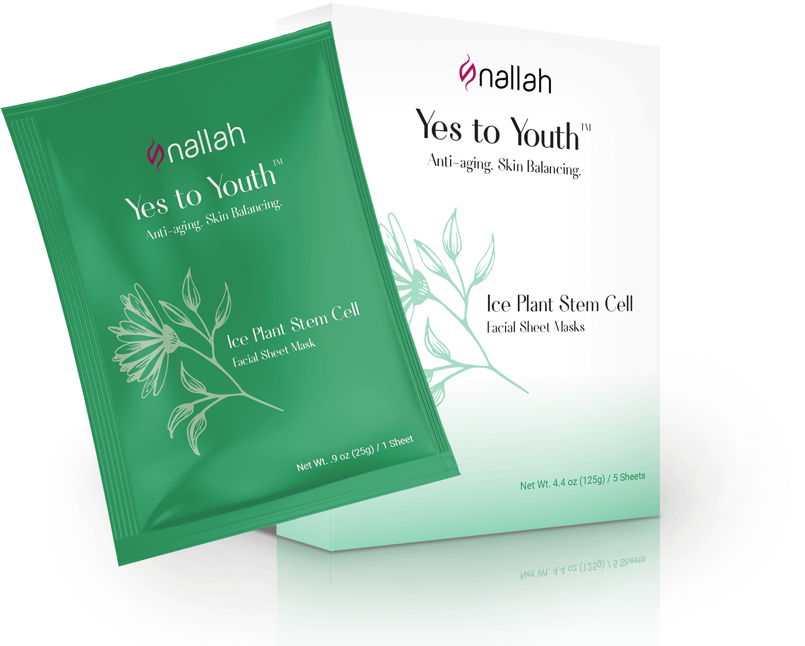 Yes To Youth™ Ice Plant Stem Cell Mask - Mask Sheet Pouch Mockup Free (1800x1500), Png Download