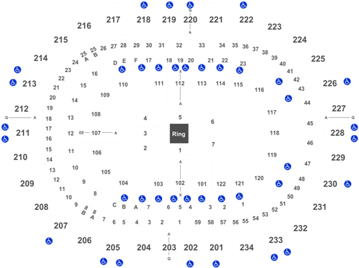 102 Row C Ppg Arena (525x400), Png Download