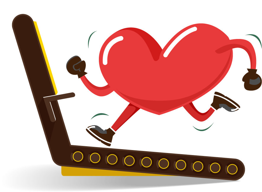 Wildwood Athletic Club Offers 5 Week Programs For Both - Heart Working Out Png (885x650), Png Download