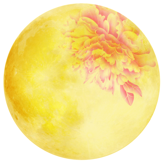 M#autumn Moon, Download The Hd Full Version On Heypik - Pivoine Peony Waterproof Temporary Tattoo One Size (700x700), Png Download