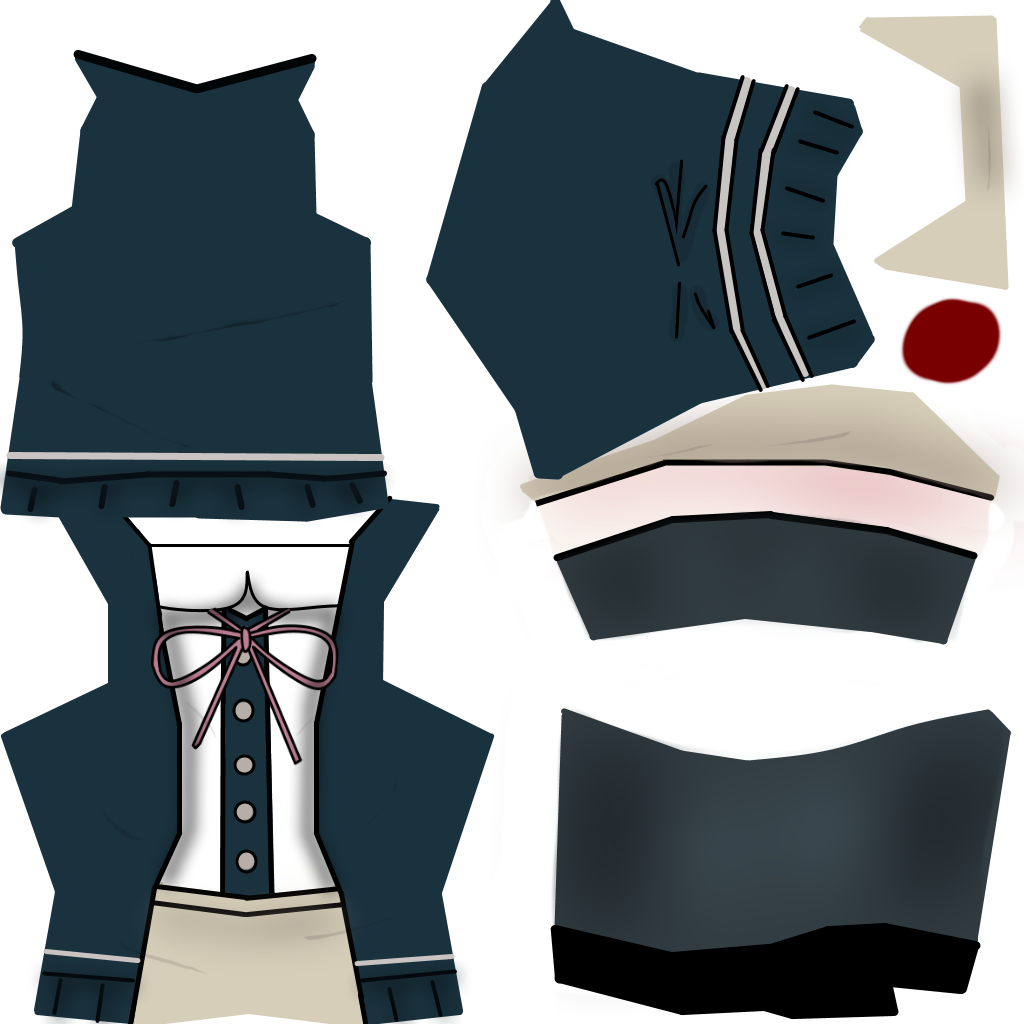 Logo/cape 3dmg - Attack On Titan Skins Chiaki Nanami (1024x1024), Png Download