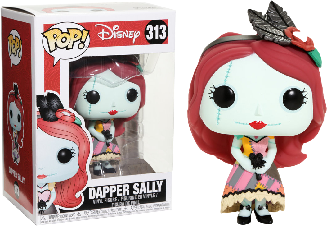 The Nightmare Before Christmas - Dapper Sally Funko Pop (1054x727), Png Download