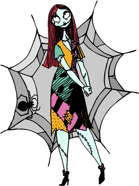 The Nightmare Before Christmas Clip Art - Nightmare Before Christmas Sally Clipart (479x639), Png Download