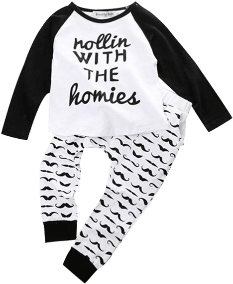 Petite Bello Clothing Set 1t Rollin With The Homies - Clothing (600x600), Png Download