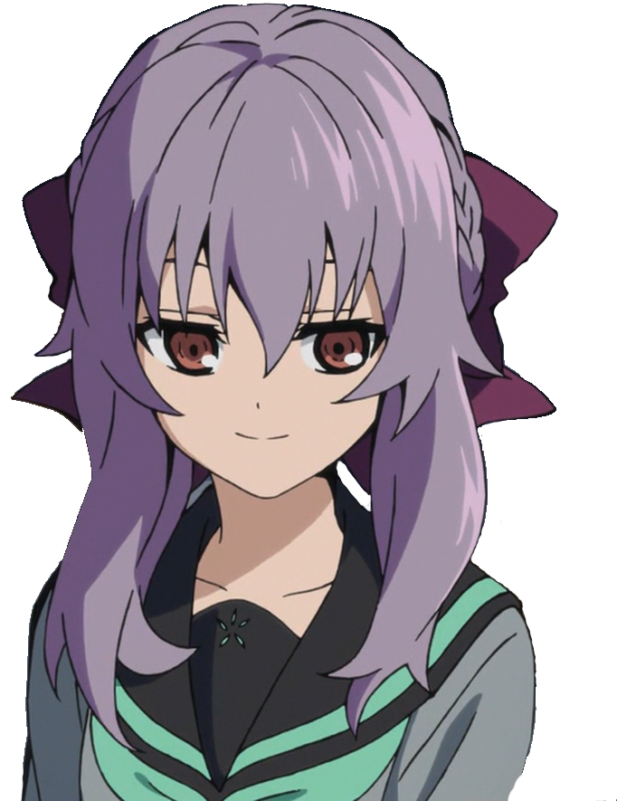 Comment Picture - Seraph Of The End Purple Hair Girl (682x885), Png Download