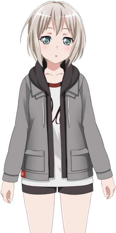 Aoba Moca - Moca Aoba Sprite (680x940), Png Download
