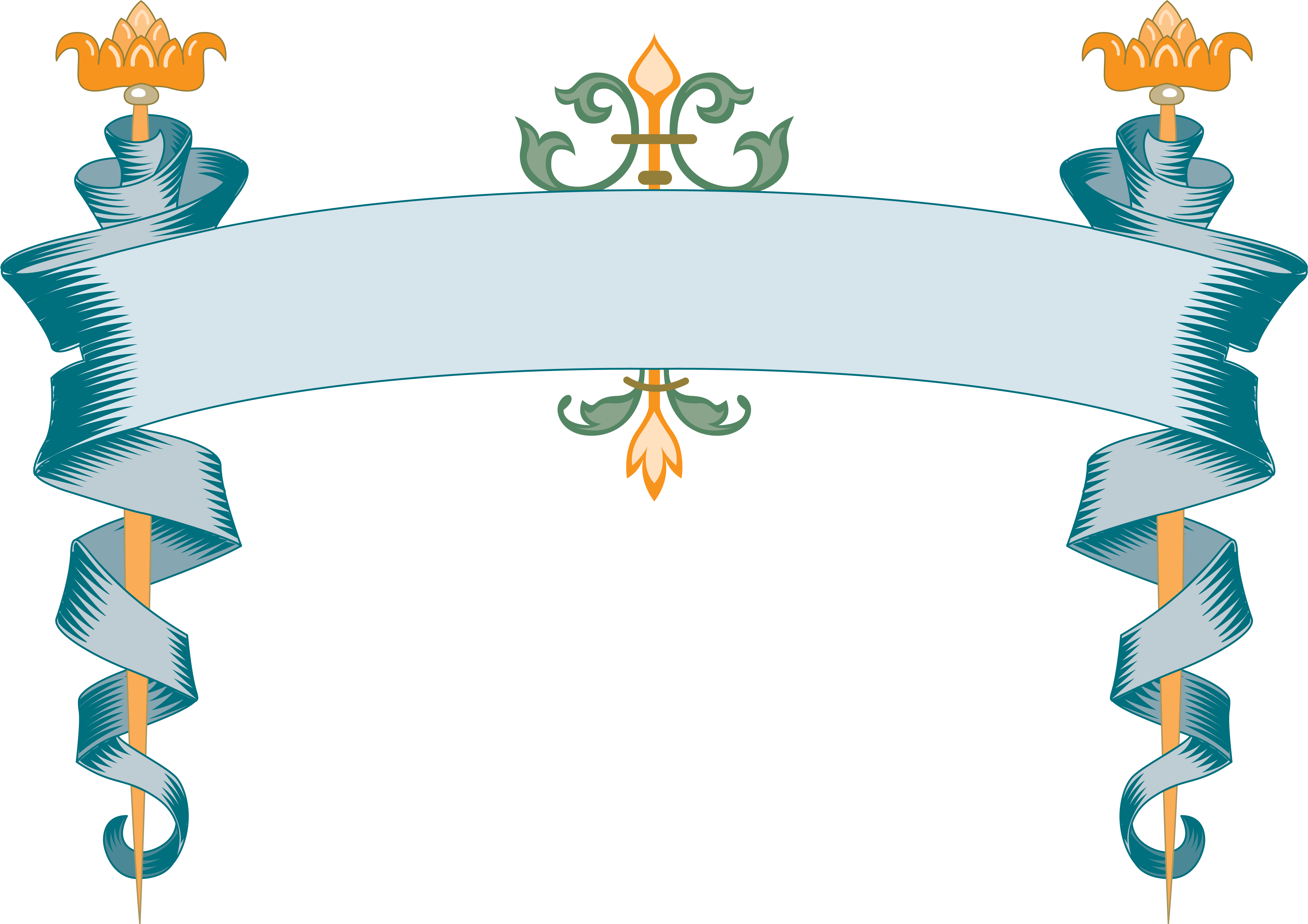 Mis Laminas Para Decoupage - Vintage Ribbon Png (5812x4071), Png Download