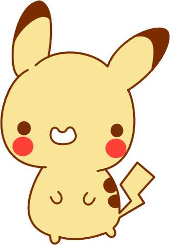 Download Kawaii Pikachu Vector By Kungpowcreations On Clipart Kawaii Vector Png Full Size Png Image Pngkit