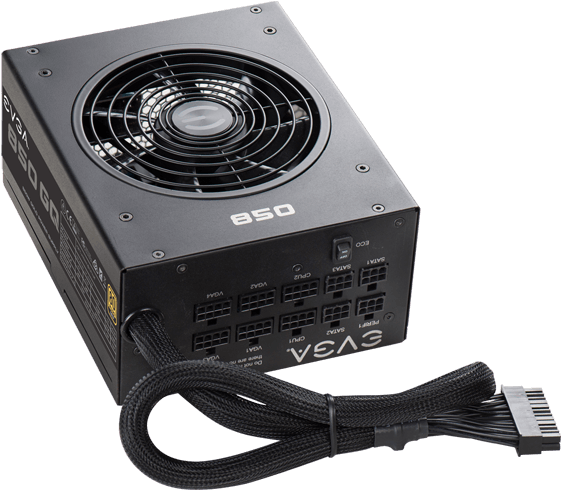 Evga 210 Gq 0850 Rx 850 Gq, 80 Gold 850w, - Psu Evga Gq 650w (600x600), Png Download