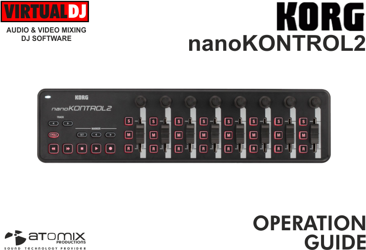 For Virtualdj - Nanokontrol 2 (780x546), Png Download