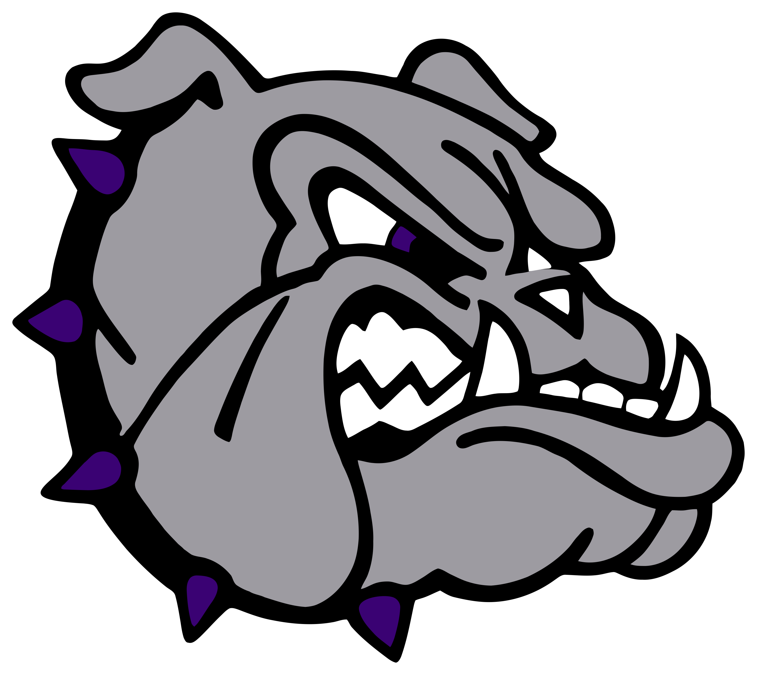 Logos - Fayetteville High School Bulldog (3000x2675), Png Download