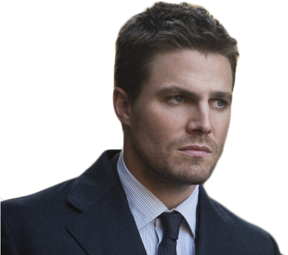 Post - Oliver Queen Short Hair (800x534), Png Download