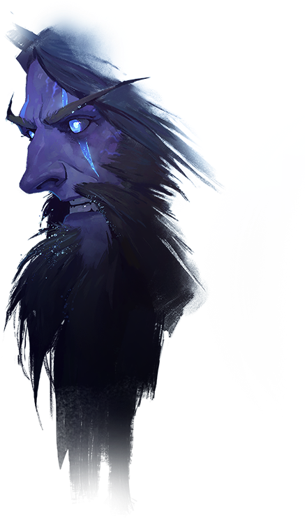 Dk Malfurion Art - Art (499x819), Png Download