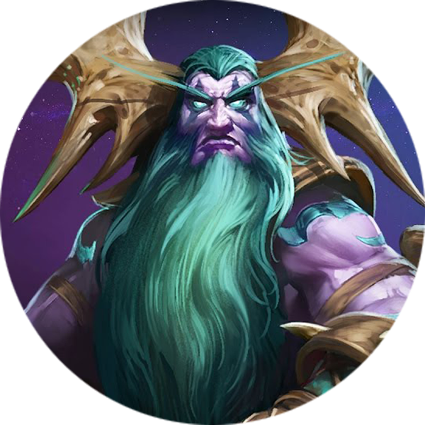 Tete Malfurion - Horn Malfurion (600x600), Png Download