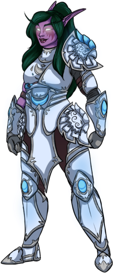 Tyrande - " - Tyrande Whisperwind (250x549), Png Download