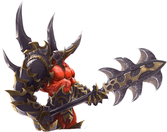Felguard22 - World Of Warcraft (550x661), Png Download