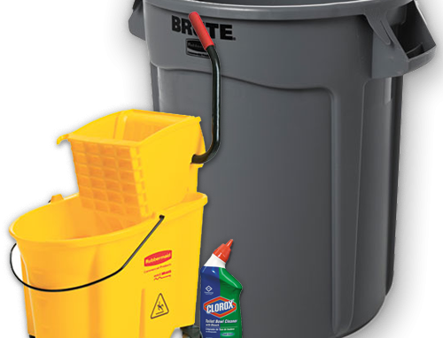 Janitorial-500x382 - Rubbermaid Mop Bucket (500x382), Png Download