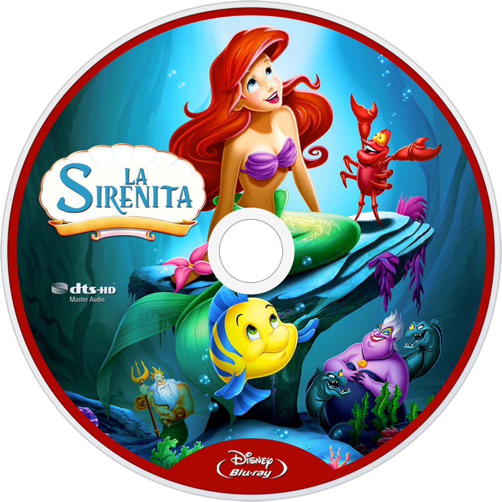 The Little Mermaid Bluray Disc Image - Little Mermaid [diamond Edition] (1000x1000), Png Download