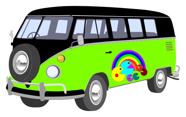 Vw Van Image Source - Van Clipart (600x376), Png Download