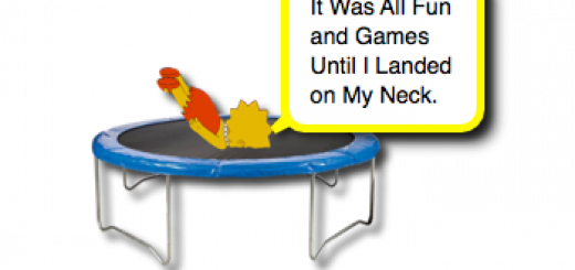 Trampoline Injuries - Trampoline Jump (520x245), Png Download