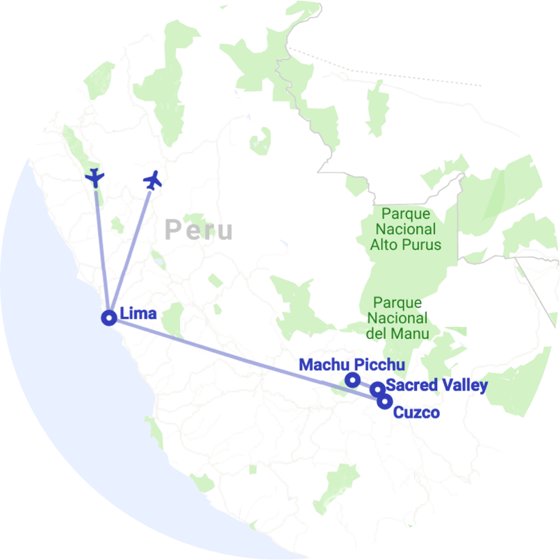 2 Nights In Lima, 2 Nights In The Sacred Valley, 1 - Cochrane (806x806), Png Download