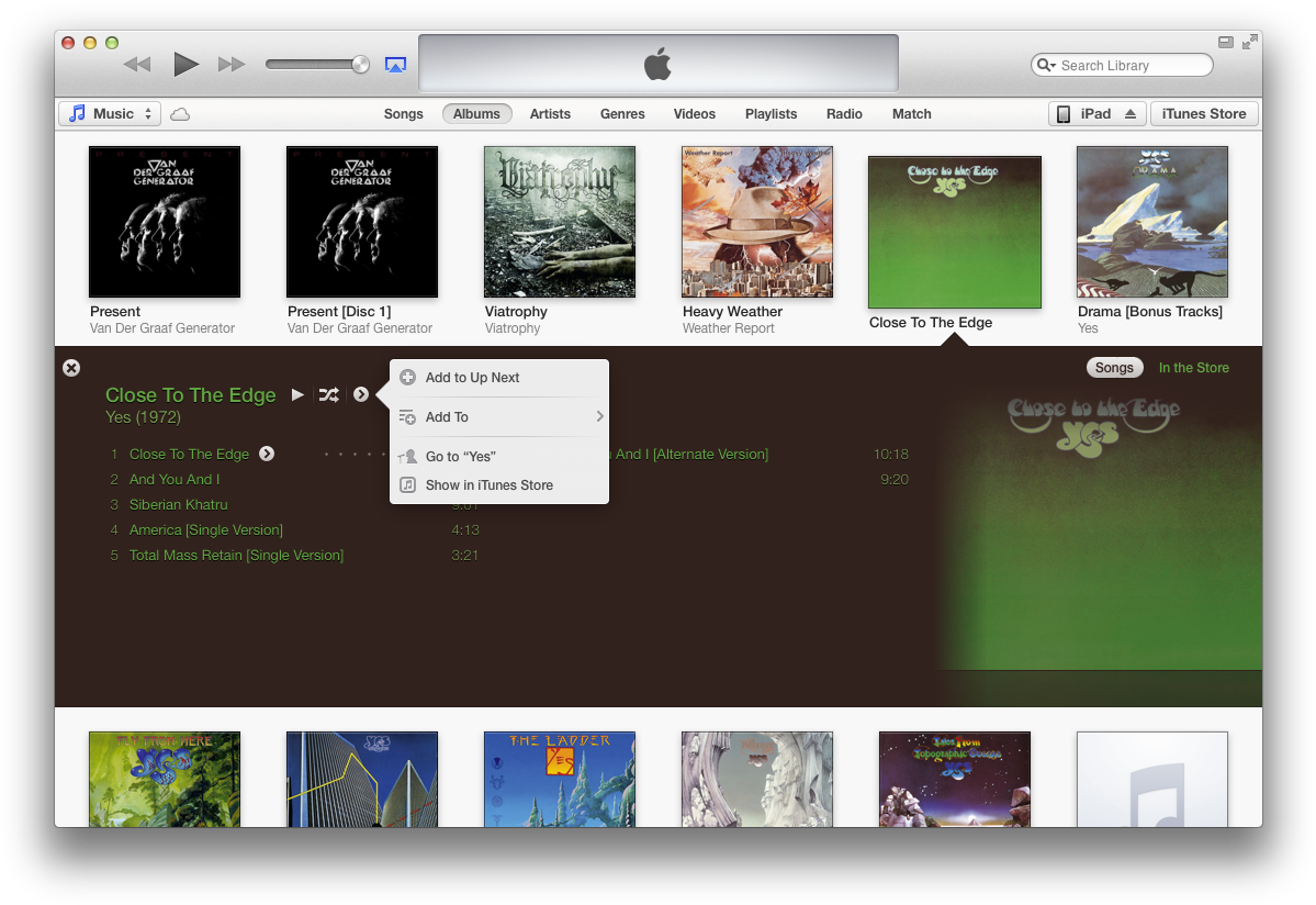 Itunes 11 Expanded View - Weather Report Heavy Weather (1214x839), Png Download