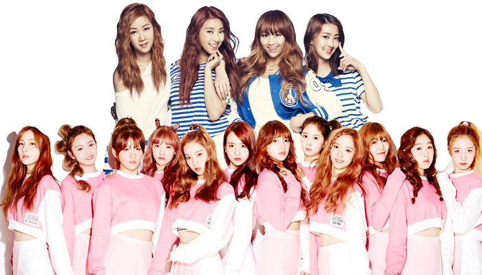 Sistar X Wjsn - Yu Yeon Jung Cosmic Girls (700x400), Png Download