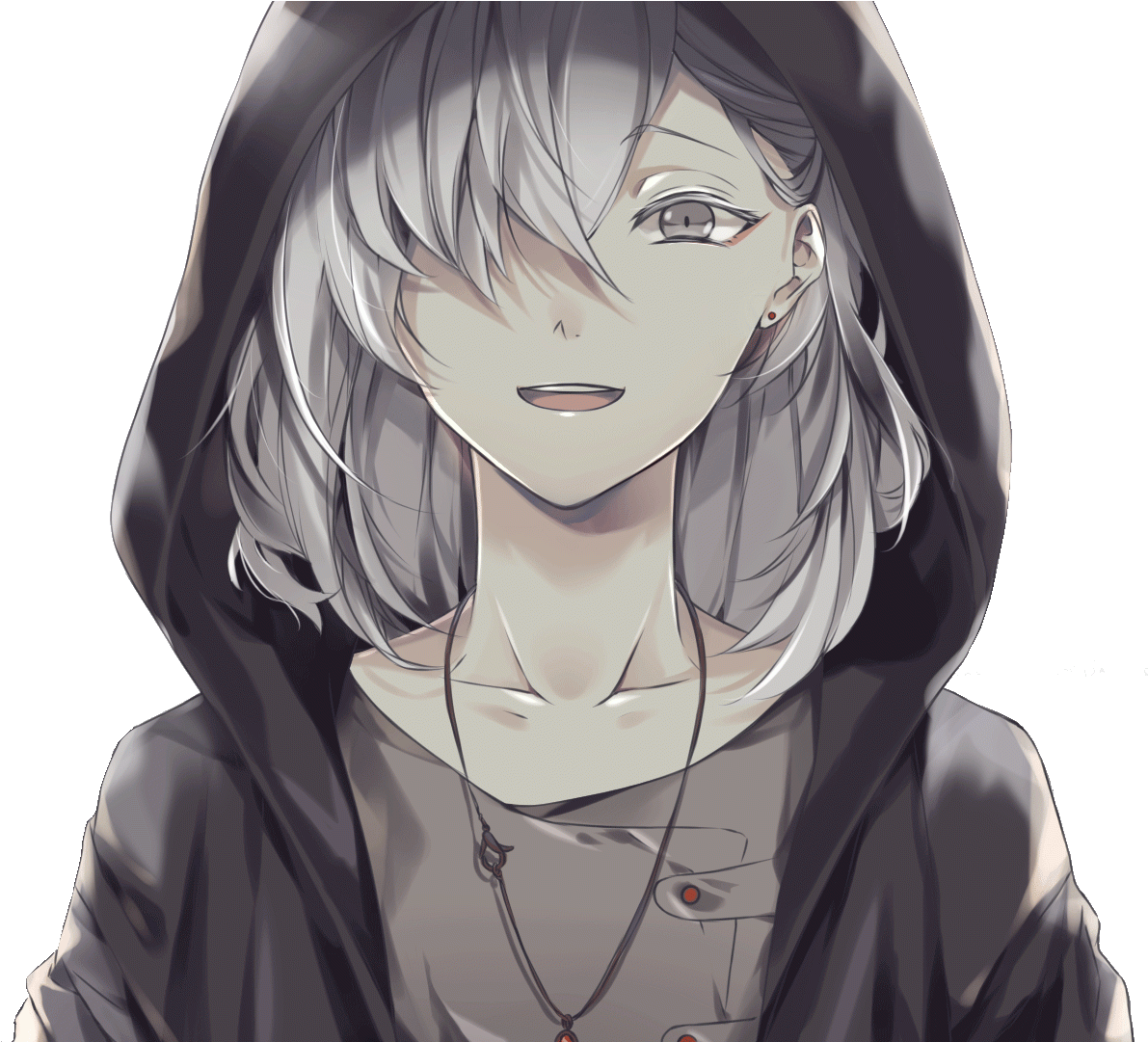 Download Padha 16 Years Female Anime Boy White Hair Red Eyes