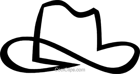 Cowboy Hat Royalty Free Vector Clip Art Illustration - Chapeu De Vaqueiro Png (480x253), Png Download
