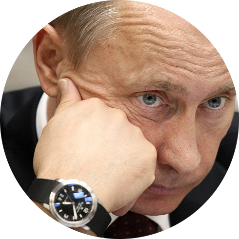 Putin Watch 3 - Putin Uhr (490x490), Png Download