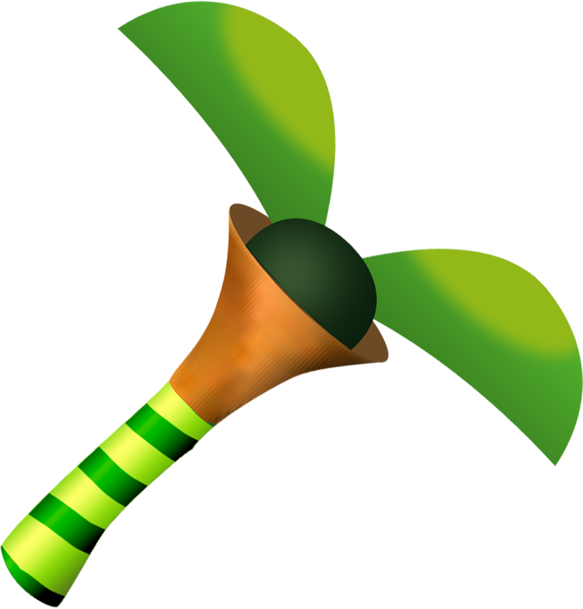 Legend Of Zelda A Link Between Worlds Tornado Rod (848x886), Png Download