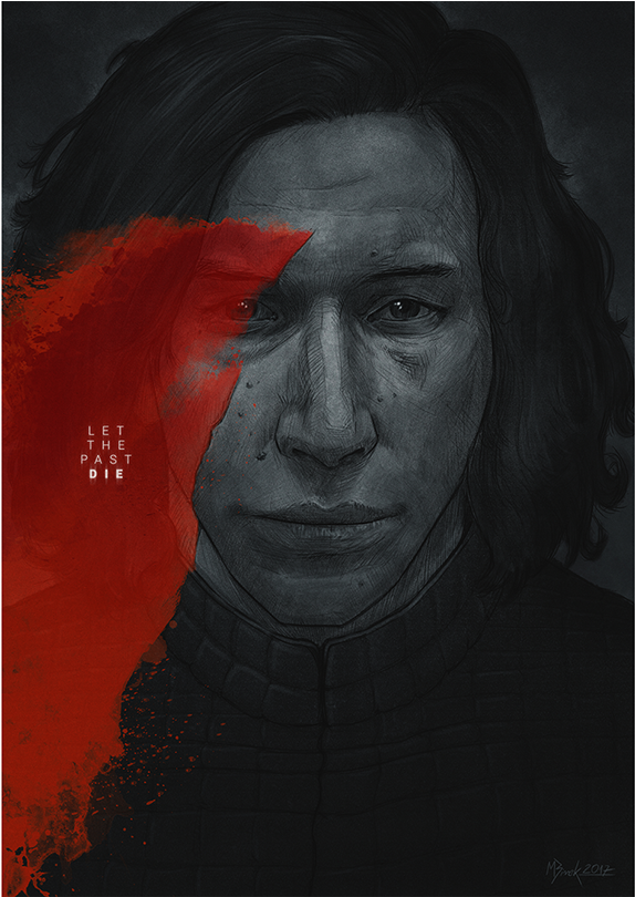 Kylo Ren - "scar" - Visual Arts (1400x809), Png Download
