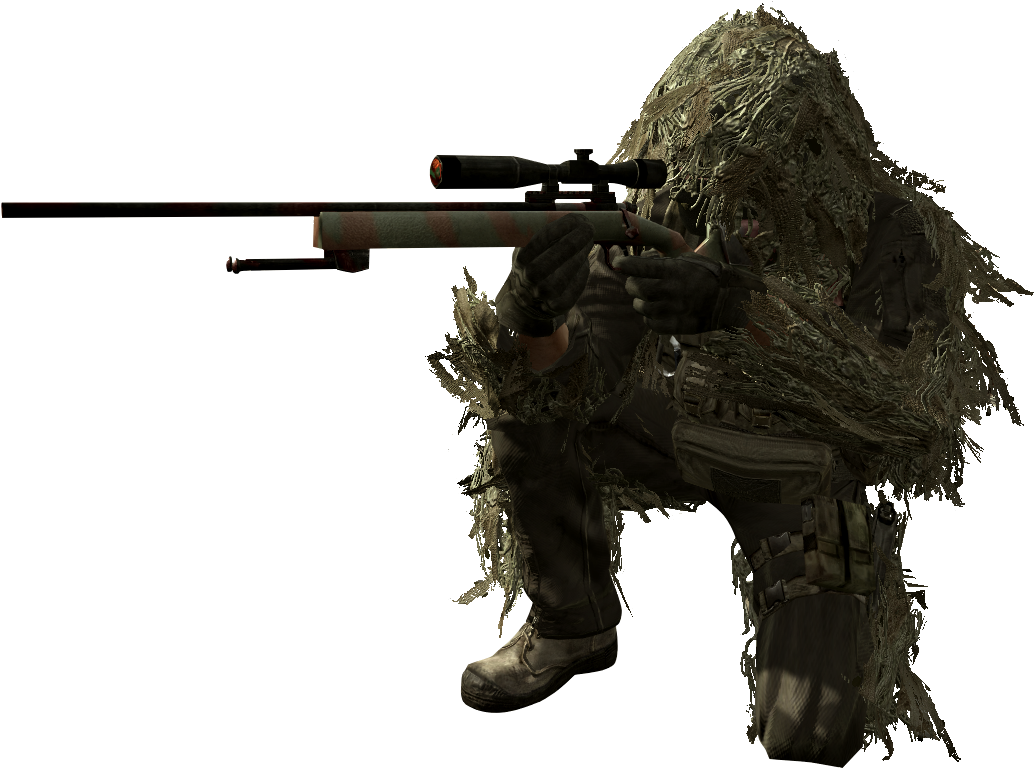 Secondary Weapon For Sniper (1042x775), Png Download