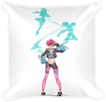 Punk Tracer - Punk Tracer Overwatch Fanart (400x400), Png Download