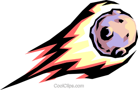 Asteroids And Comets - Asteroid Clip Art (480x314), Png Download