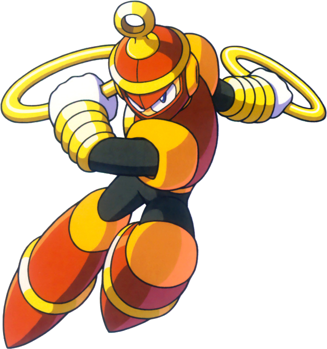Ring Man Megaman (674x719), Png Download